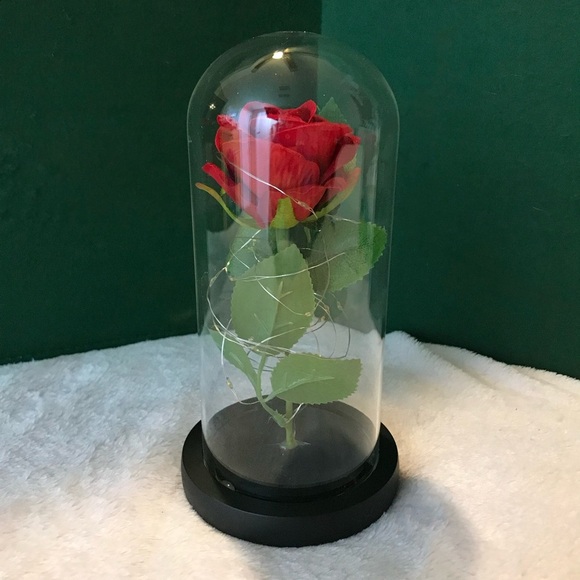 Just For You Eternal Preserved Rose In Glass Dome Happy Mothers Day Anniversary - Picture 3 of 13